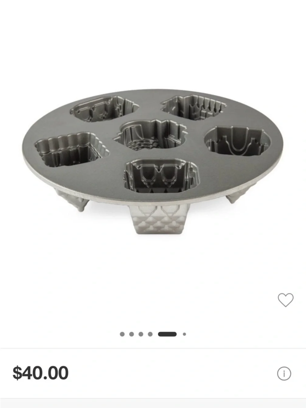 Williams Sonoma Snowy Village Holiday Mini Cottage Mold pan